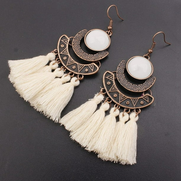 2019 Fashion Women Bohemian Earrings Long Tassel Fringe Dangle Earrings Jewelry 2019 Fashion Women Bohemian Earrings Long Tassel Fringe Dangle Earrings Jewelry